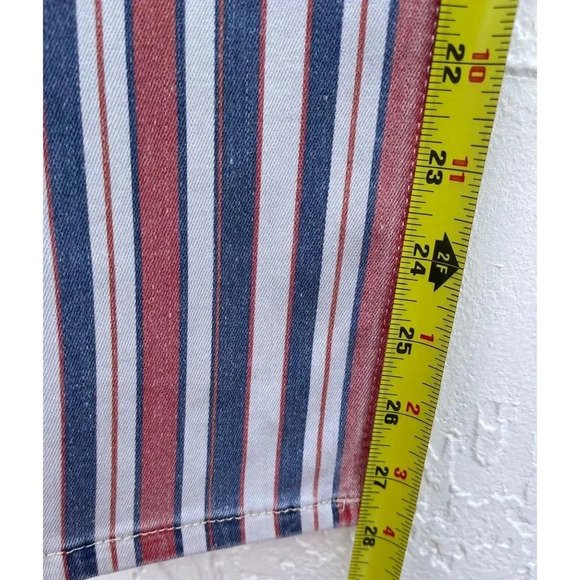 Pepe Jeans Womens Skyler Stripe Straight Trouser Pants Multi Sz 27/30 - Picture 12 of 16
